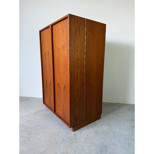 Mid-Century Modern Mid-Century Danish Modern Teak “Magic Box” Folding Desk by Niels Erik Glasdam Jensen for Vantinge Møbelindustri For Sale - Image 3 of 18
