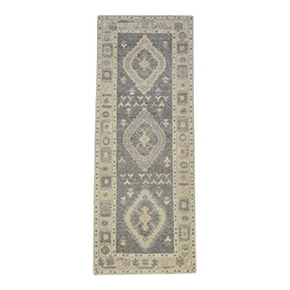 Turkish Oushak Rug 3' x 7'8" For Sale