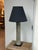 Restoration Hardware 19th Century Zinc Column Table Lamp For Sale - Image 9 of 12