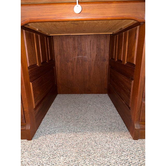 Vintage Postmaster Rolltop Desk For Sale - Image 15 of 18