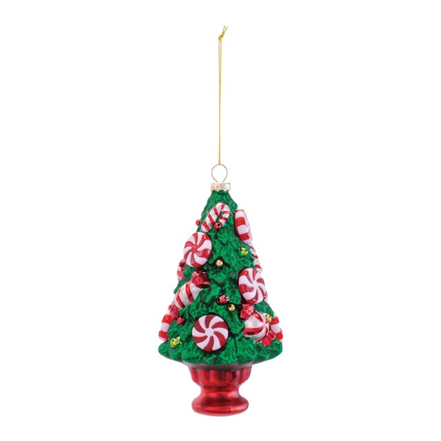 Kenneth Ludwig Chicago Glass Candy Tree Ornaments (Set of 12) For Sale - Image 4 of 4