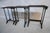 Wood 20th Century Antique Victorian Black Lacquer Nest of 3 Tables For Sale - Image 7 of 18