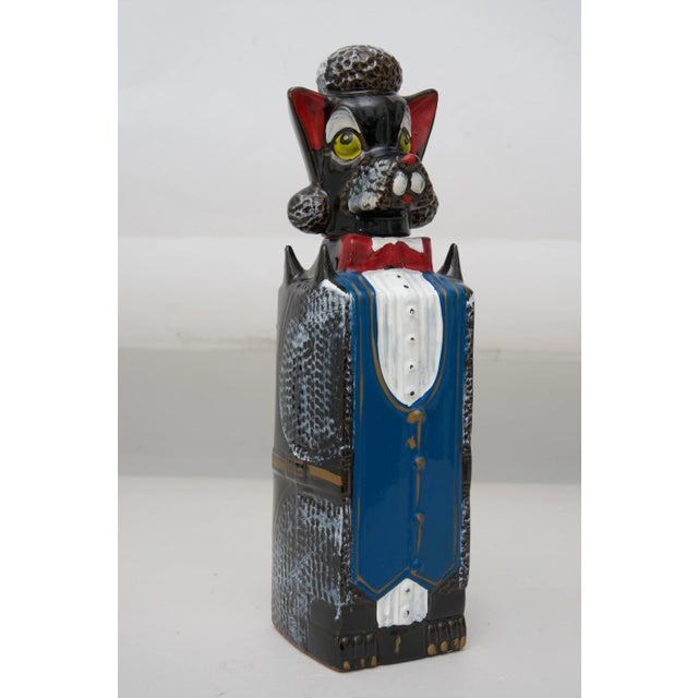 Ceramic Poodle Decanter Mid-Century Italian For Sale - Image 7 of 7