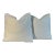 Colefax and Fowler Manuel Canovas “Gloria Neige” Pillow Covers - A Pair 22”/22” For Sale