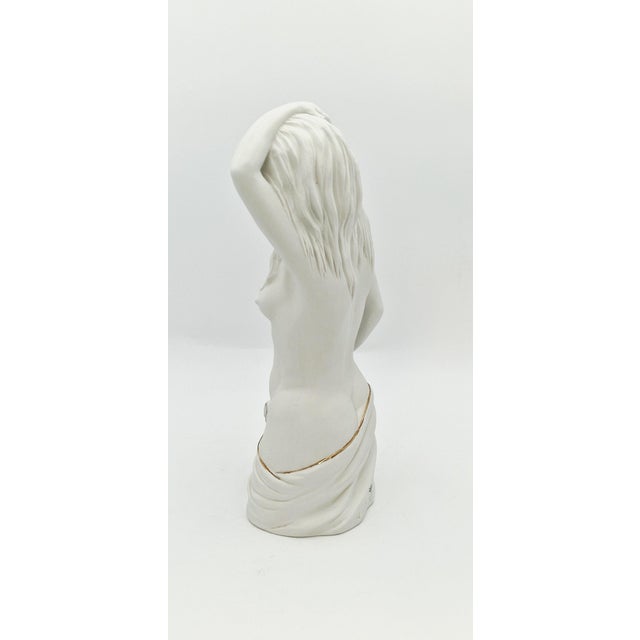 Gold Nude Porcelain Sculpture from Bortoli, Venice, 20th Century For Sale - Image 8 of 15
