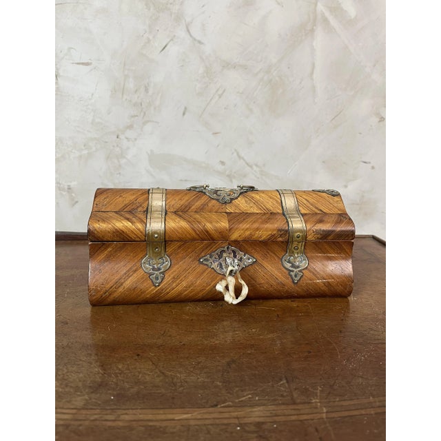 Brass and Wood Box, 1890s For Sale - Image 16 of 16