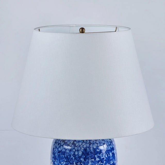 1920s French Porcelain Lamps - A Pair For Sale - Image 4 of 5