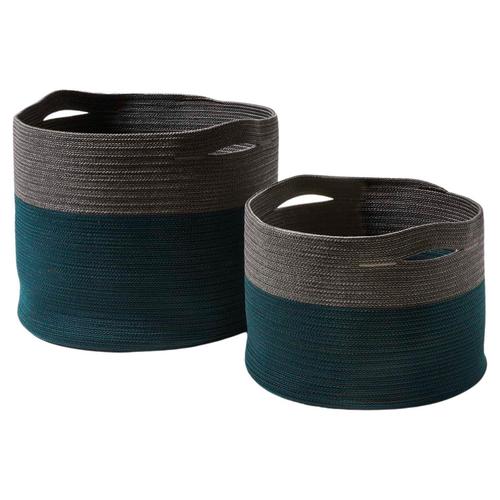 Podor Outdoor Accessories in Hand-Woven Polypropylene from Cassina, Italy, Set of 2 For Sale - Image 9 of 9