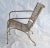 1940's French Wrought Iron Garden Chairs and Bench For Sale - Image 14 of 15