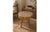 Round Wooden Table with Decorative Trunk Section Top, in Good conditions. Designed 1990 to 1999