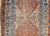 19th Century Antique Persian Malayer Runner Rug, Hand-Knotted Wool, Geometric Pattern, 3x16, Terracotta & Ivory For Sale - Image 5 of 18