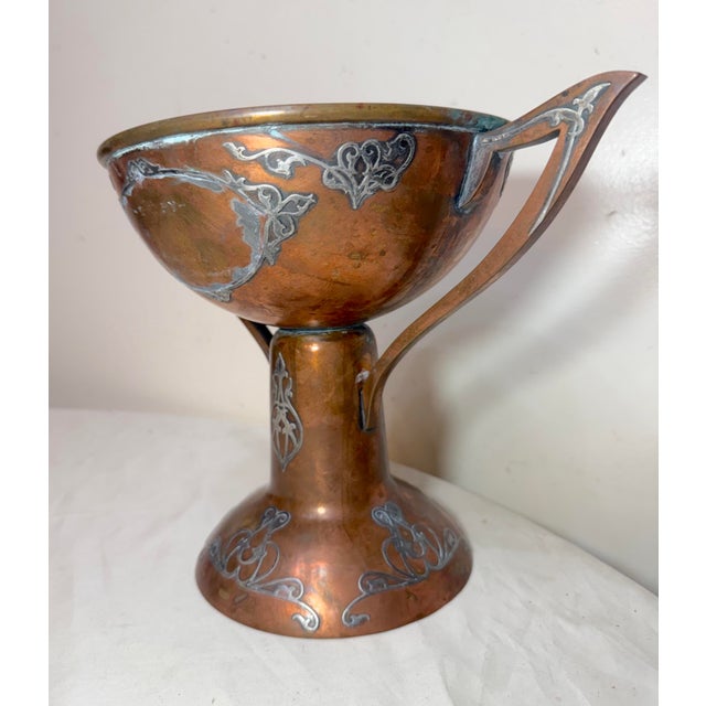 Heintz Art Metal Shop Antique 1912 Madison Club Heintz Sterling Silver Bronze Art Deco Golf Trophy For Sale - Image 4 of 17