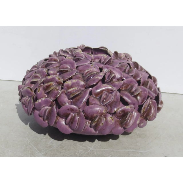 1990s Ceramic Flower Vase For Sale - Image 5 of 7