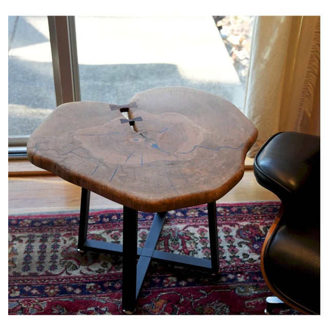 Heart Table No. 2 leans into the organic elegance of walnut with a slightly lighter tone and tighter grain. A cleanly...