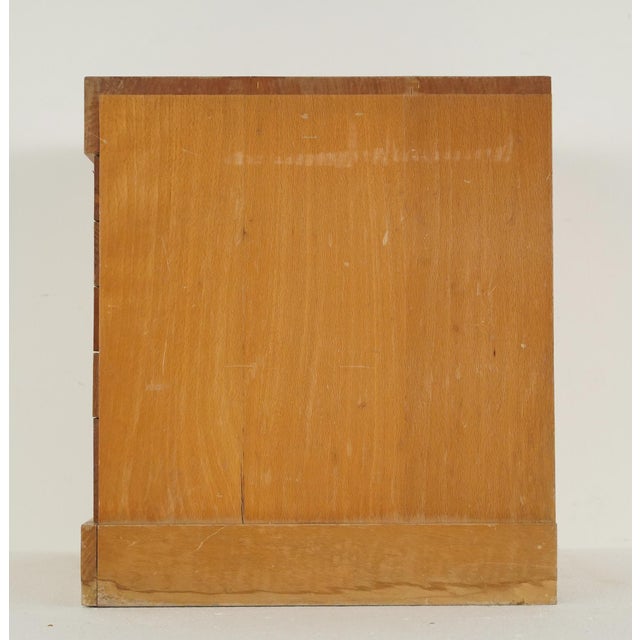 Vintage French J.M. Paillard Wood Art Supply Display Cabinet For Sale - Image 12 of 16