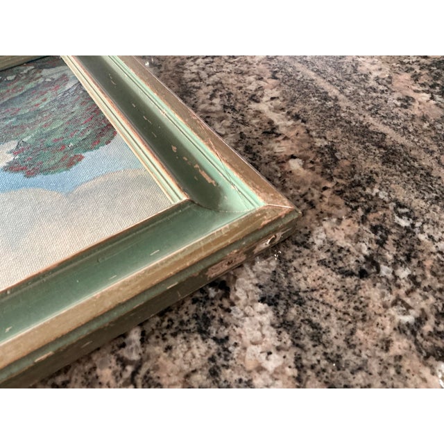 1980s Original Vintage Painting of New Zealand Mt. Manaia For Sale - Image 5 of 7