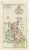 Small Map of the British Isles with Hand Coloring, 1704 For Sale