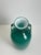 Turquoise Glass Amphora Vase by Jerzy Słuczan-Orkusz, Poland, 1980s For Sale - Image 6 of 11