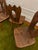 Brown Rare Burled Mid 20th Century Olavi Hanninen Atributed Crown Chairs- Set of Four For Sale - Image 8 of 12