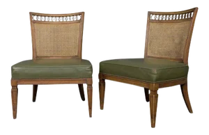 1950s Italian Mid-Century Modern Side Chairs - a Pair