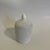 White 1920s Westmoreland English Hobnail Milk Glass Jam or Honey Jar With Lid and Porcelain Spoon For Sale - Image 8 of 10