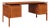 Danish Modern Floating Top Teak Executive Desk by g.v. Mobler For Sale