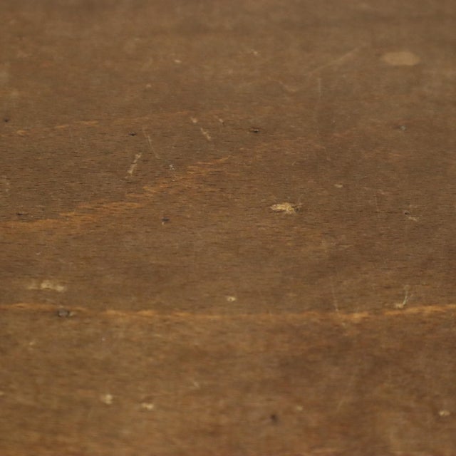 Brutalist Rustic Wood Milk Stool For Sale - Image 11 of 15