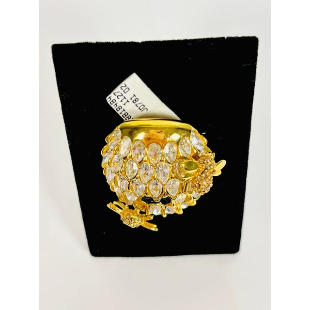 Late 20th Century St. John Nos "Bees a Buzzing" Brooch With Original Sak’s Fifth Avenue Tag For Sale - Image 10 of 10