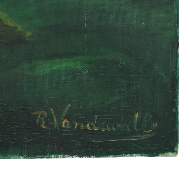 1970s Vandewalle, Still Life Painting with Lilacs, 1960s, Canvas For Sale - Image 5 of 16