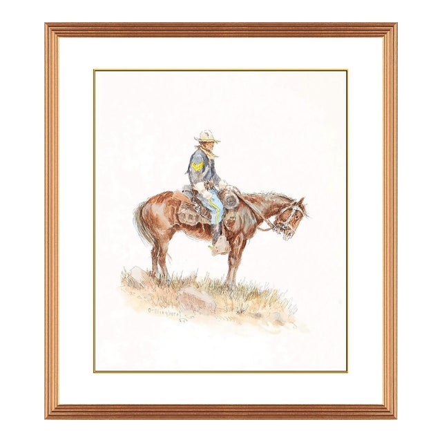 1980s Cavalry Trooper, Olaf Wieghorst For Sale