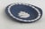 Wedgwood Wedgwood Dark Blue Jasperware Small Trinket Tray Pin Dish Made in England 5001b For Sale - Image 4 of 11