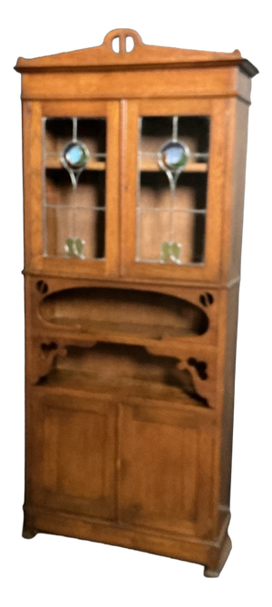 Arts and Crafts Oak Bookcase, 1890s