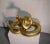Gold Vintage Gilded Coiled Cast Metal Rattlesnake Statue For Sale - Image 8 of 13