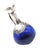 Vintage Israeli Blown Glass & Sterling Silver Carafe Pitcher For Sale In Miami - Image 6 of 11