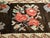 Tribal Vintage Caucasian Karabagh Kilim, Flat-Woven Wool, Floral Bouquet Pattern, Dark Brown & Ivory, 5x8 For Sale - Image 3 of 17