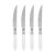 VIETRI Aladdin Antique White Steak Knives - Set of 4 For Sale - Image 10 of 10