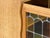 Vintage Oak Display Cabinet with Stained Glass Doors by Henning Kjærnulf, 1960s For Sale - Image 11 of 14
