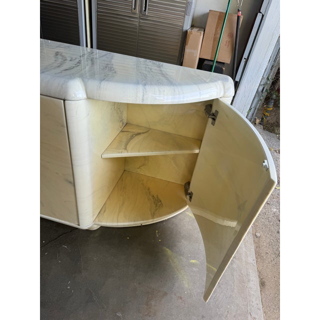 1970s 1970s Vintage Lacquered Italian Sideboard for Dining Room For Sale - Image 5 of 8