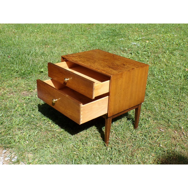 Wood Vintage Mid Century American of Martinsville Harmony House Nightstand End Table For Sale - Image 7 of 14