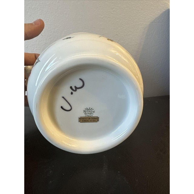 White Richard Ginori Anitco Doccia Italian Fruits and Flowers Cachepot For Sale - Image 8 of 8