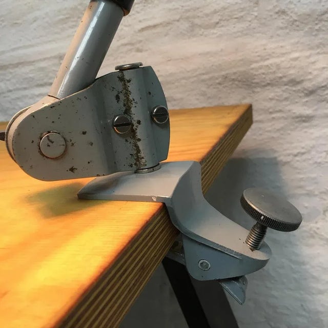 Clamp Lamp by Curt Fischer for Midgard Auma For Sale - Image 5 of 10