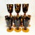 Murano Cinco De Mayo - Mid-Century Hollywood Regency Murano Wine/Water Goblets - Set of 10 For Sale - Image 4 of 10
