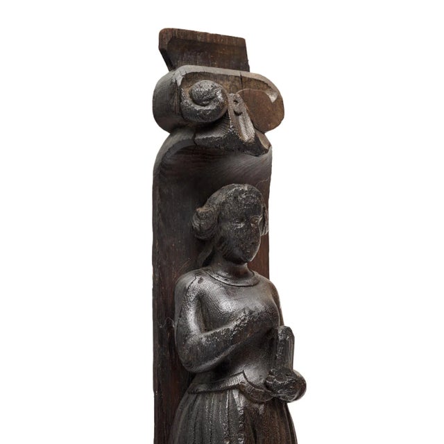 French Antique Wooden Candle Sconce For Sale In Austin - Image 6 of 9