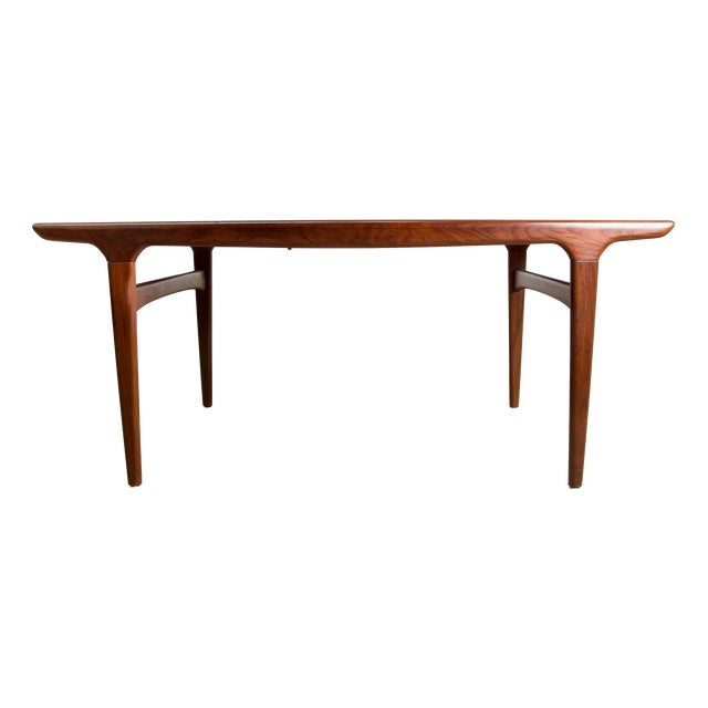 Danish Extendable Teak Dining Table by Johannes Andersen for Uldum Mobelfabrik, 1960 For Sale