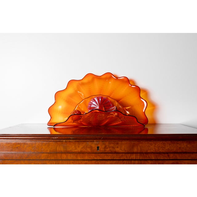 A luminous and highly collectible Persian Set of Five by renowned glass artist Dale Chihuly, created in conjunction with...
