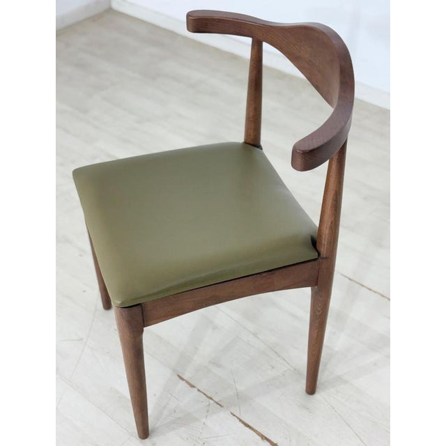 Vintage Living Room Chair in Walnut For Sale - Image 5 of 9