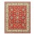 Kazak Rug 8'1'' X 9'8'' Red Wool Traditional Hand-Knotted Oriental Carpet For Sale