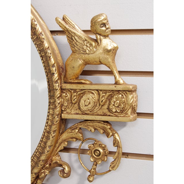 Friedman Brothers Neoclassical Sphynix Mirror For Sale - Image 13 of 18