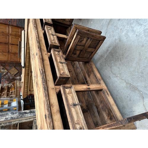 Wood Vintage Brutalist Sideboards, Set of 2 For Sale - Image 7 of 18