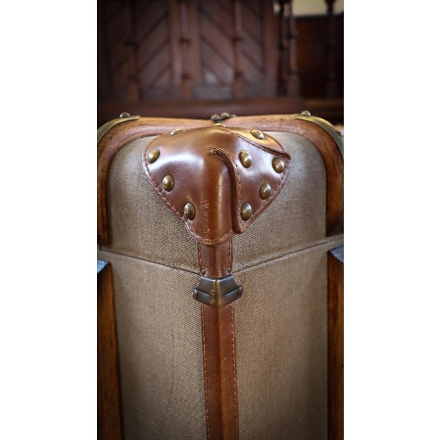 Large Globetrekker Trunk Coffee Table in Canvas and Leather from Timothy Oulton, 2010s For Sale - Image 11 of 18